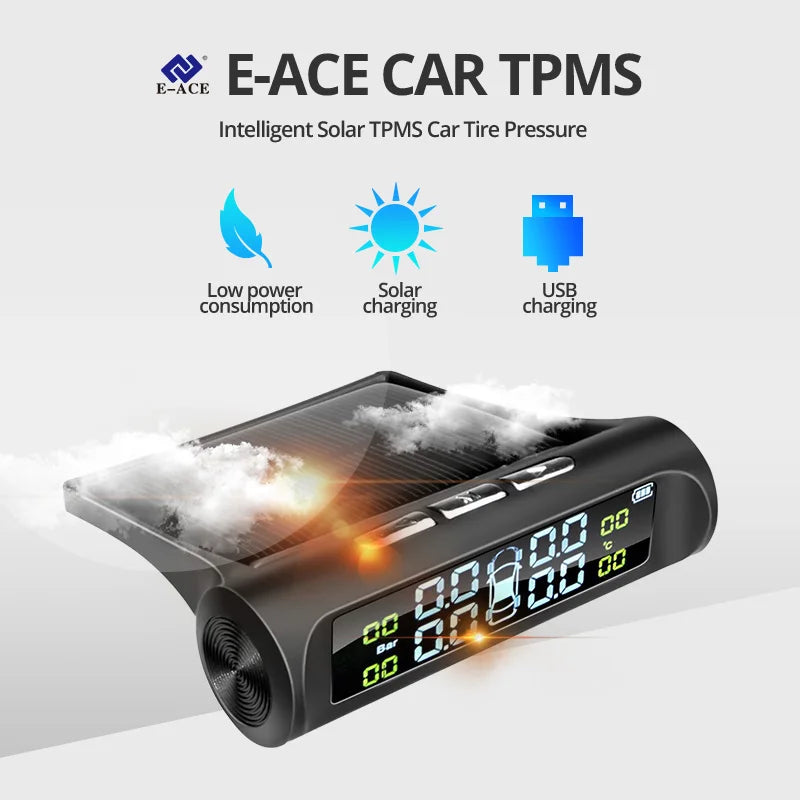 Car Tire Pressure Alarm Monitor System Auto